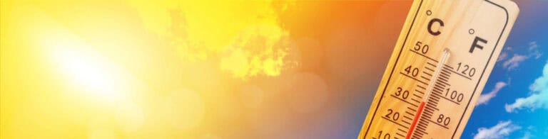 thermometer reading 85 degrees sitting in the sun